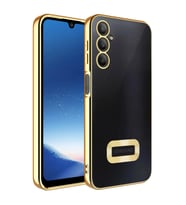 Samsung Galaxy A24 Uyumlu Kılıf Kamera Korumalı Logo Gösteren Zore Omega Kapak