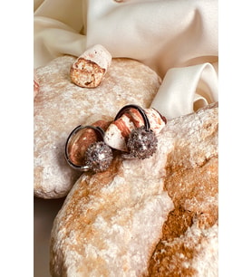 Swarovski Limited Edition Xuping Halka Top Tasarım Rose Gold Kadın Çelik Küpe