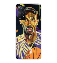 Xiaomi Redmi Note 12 PRO 4G Uyumlu Kobe Bryant Tasarımlı Şeffaf Telefon Kılıfı