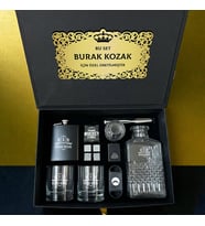 Prestij Serisi Kişiye Özel Viski Seti – Premium Sunum Kutusunda
