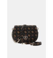 Guess Emelie Logolu Kapaklı Kadın Kahverengi Omuz Çantası HWGP9928200-ESL