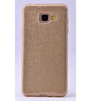 Samsung Galaxy A7 2017 Uyumlu Kılıf Zore Shining Silikon (Gold)