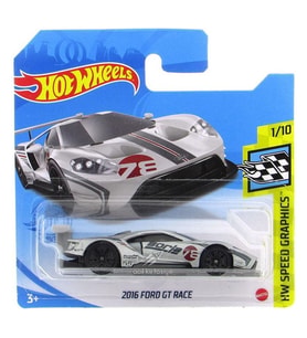 Hot Wheels - 2016 Ford GT Race - Gri (1/64) GRY40