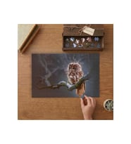 Daldaki Baykuş Tasarımı 240 parça Ahşap Puzzle Ahşap Kutuda MP04537