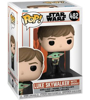 Funko Pop Star Wars Luke Skywalker With Grogu 482 (Çok Renkli)
