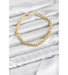 CM Burgu Model Gold Renk Pirinç Kadın Bileklik TJ-BB8591