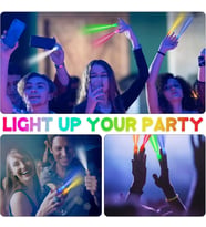 Led Işıklı Renkli Püsküllü Parmak Işığı 4 Renk 4 Adet