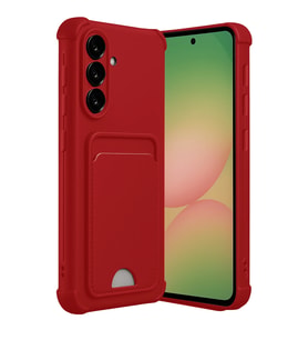 Northcity Samsung Galaxy A17 5G Kelvin Kartvizitli Silikon - Kırmızı