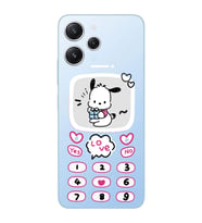 Xiaomi Redmi 12 Uyumlu Uyumlu Kawaii Köpek Tasarımlı Şeffaf Telefon Kılıfı