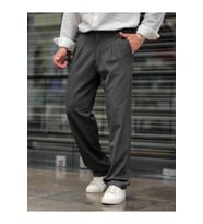 Erkek Pileli Klasik Baggy Pantolon