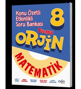 FENOMEN YAYINLAR Orjin 8 Matematik Konu Özetli Etkinlikli Soru Bankası