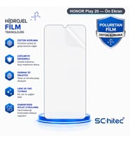 SChitec HONOR Play 20 Uyumlu Ön Yüzey Nano Şeffaf Hidrojel Ekran Koruyucu