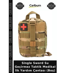 Single Sword Su Geçirmez Taktik Medikal İlk Yardım Çantası (Boş) Ekipman Seyahat Görev