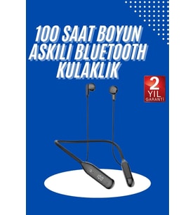 100Saat Uyumlu Bluetooth Kulaklık Kablolu ANC Özellikli Kulaklık