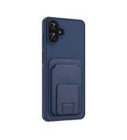 Galaxy A07 Kılıf Kartlıklı TPU Bikart Kılıf (Lacivert)