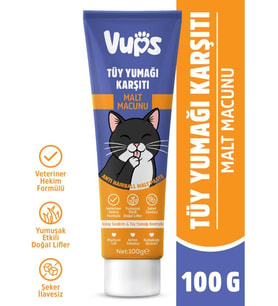 Tüy Yumağı Karşıtı Kedi Malt Macunu 100 gr