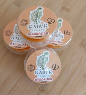 Kabuk Atölye Amber Soya Wax Mum - Doğal ve Şık Hediye
