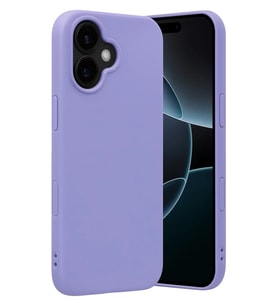 iPhone 17 Nano içi Kadife Silikon - Lila