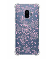Samsung Galaxy S9 Plus  Köşe Korumalı Antişok Kapak Nostalji Desen Tasarımlı Şeffaf  Kılıf
