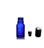 10ml mavi cam şişe roll-on şişe, 24 adet, bilye başlıklı şişe, cam şişe, roll-on şişesi