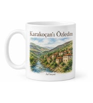 Karakoçan Tarihi Dokusu ve Doğası Elazığ Hatırası Kupa Bardak Hediye
