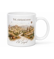 Anadolu Yolları Temalı Baskılı Kahve Kupası Özel Tasarım Hediye Kupa Bardak