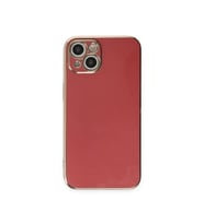 Apple iPhone 15 Kılıf Volet Silikon - Kırmızı