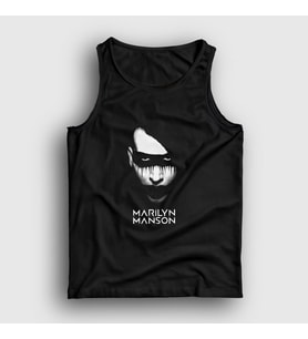 Presmono Unisex Siyah Dark Marilyn Manson Atlet 38298tt