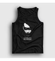 Presmono Unisex Siyah Dark Marilyn Manson Atlet 38298tt