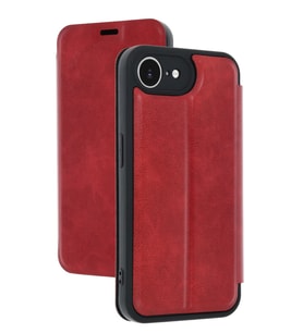 Newface Apple iPhone 16E Kılıf Flip Cover - Kırmızı