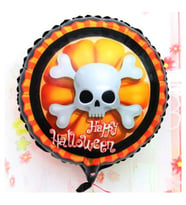 Periboia Halloween Kuru Kafa Folyo Balon 18 inç (Çok Renkli)