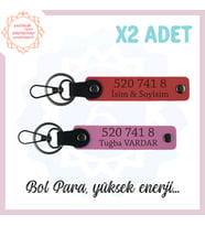 Nar Çiçeği-Pembe, İsminize Özel Manevi Huzur, Sevdiklerinize Hediye 520 741 8 Sayılı 2'li Anahtarlık