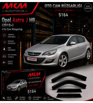 Opel Astra J HB (2010>) 4'lü Mugen Cam Rüzgarlığı