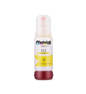 TKPrint Epson Photoİnk 112 L15180 L6580 M15180 Sarı Muadil Mürekkep 7500 Sayfa