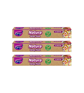Natura Streç Film 15 Mt Üçlü Set