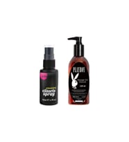 Süper Ero Clitoris Mucizevi Kadınlara Özel Sprey 50 Ml+Playboy Mucizevi Masaj Yağı 120 ml