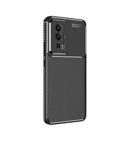 Xiaomi Poco F5 Pro Kılıf Negro Karbon Tasarım Silikon Kılıf (Siyah)