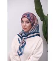 Renkli Karma Desen Dijital Soft Eşarp