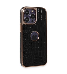 Northcity Apple iPhone 14 Pro Uyumlu Kılıf Snake Kapak - Siyah