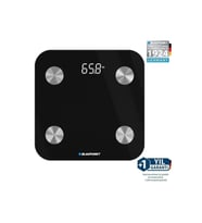 Akıllı Bluetooth Dijital Baskül, Siyah Renk, Çok Fonksiyonlu, Sağlıklı Ölçüm