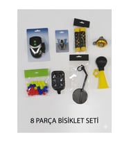 8 parça bisiklet seti bisiklet aksesuarı