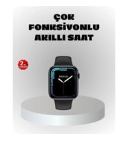 Mey İthalat® 380mAh Bataryalı Akıllı Saat – Arama, Bildirim, AOD Ekran ve Uzun Pil Ömrü