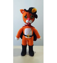 Çizmeli Kedi Amigurumi Organik Oyuncak