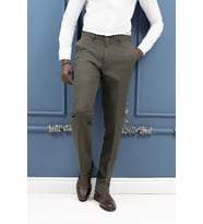 Regular Fit Pamuklu Dokulu Kışlık Gabardin Pantolon