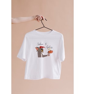 Tom & Jerry Tasarımlı Tişört Kişiye Özel