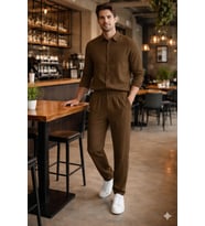 Erkek Oversize Keten Takım Salaş Kesim Gömlek Pantolon Yazlık Kombin