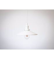 RİOLİGHT RETRO TEKLİ METAL SARKIT AVİZE ŞAPKA ÇAPI: 28CM (Siyah)