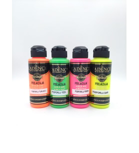 Premium 120ML(cc) Fosforlu yeşil, sarı, pembe, turuncu