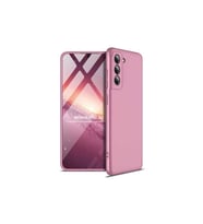 Samsung Galaxy S21 FE Uyumlu Kılıf Zore Ays Kapak (Rose Gold Altın)