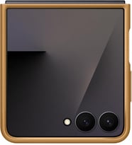 Samsung Galaxy Z Flip7 Deri Kılıf, Camel
